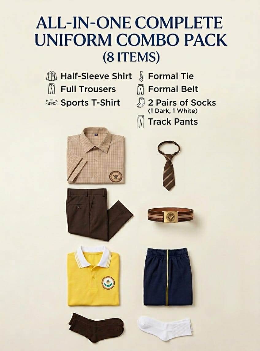Sainik Shishu Niketan School Boy Uniform Full Set - Buy Online