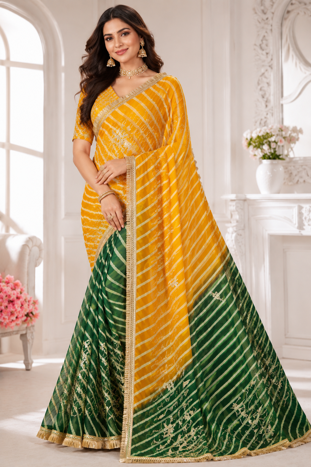 Special Rajwadi Saree - Buy Online