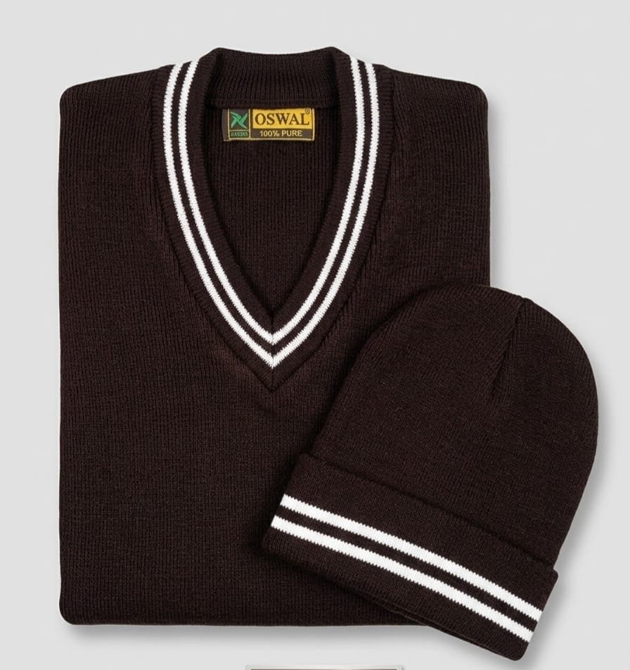 Sainik Shishu Niketan Wool Pack (Sweater + Cap) - Buy Online